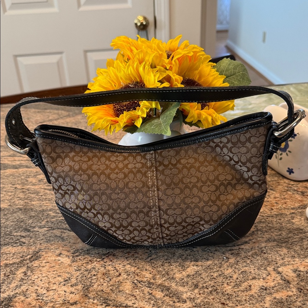 Elegant Black and Brown Women's Bag